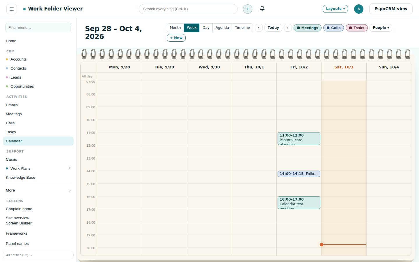 The desk-pad calendar